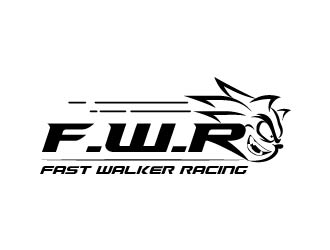 Fast Walker Racing  / F.W.R logo design by usef44