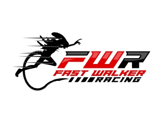 Fast Walker Racing  / F.W.R logo design by MarkindDesign
