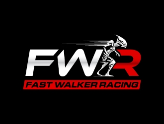 Fast Walker Racing  / F.W.R logo design by iamjason