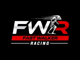 Fast Walker Racing  / F.W.R logo design by iamjason