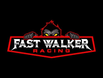 Fast Walker Racing  / F.W.R logo design by daywalker