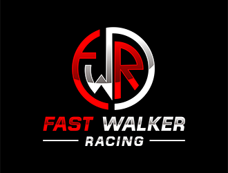 Fast Walker Racing  / F.W.R logo design by enzidesign