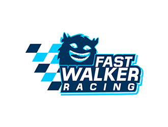 Fast Walker Racing  / F.W.R logo design by enzidesign