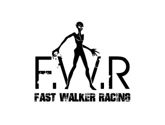 Fast Walker Racing  / F.W.R logo design by usef44