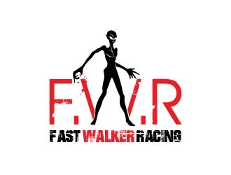 Fast Walker Racing  / F.W.R logo design by usef44