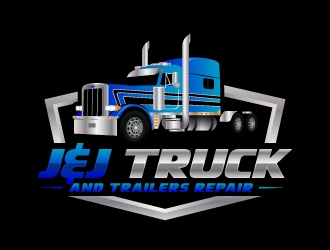 J&J TUCK AND TRAILERS REPAIR logo design by Kirito