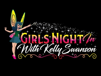 Girls Night In with Kelly Swanson logo design by Suvendu