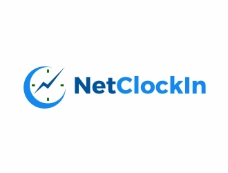 NetClockIn logo design by langitBiru