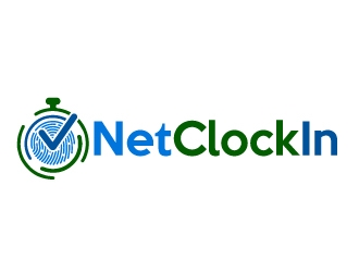 NetClockIn logo design by AamirKhan