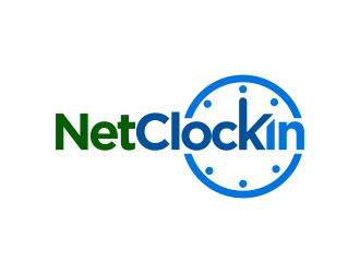 NetClockIn logo design by ekitessar