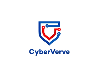 CyberVerve logo design by syakira