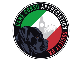 Cane Corso Appreciation Society UK logo design by DreamLogoDesign