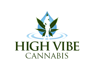 high vibe cannabis  logo design by kunejo
