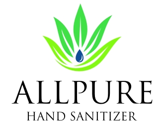 ALLPURE HAND SANITIZER logo design by jetzu