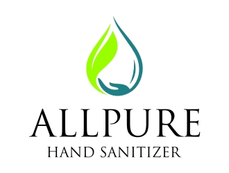 ALLPURE HAND SANITIZER logo design by jetzu