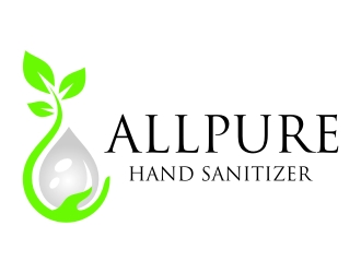 ALLPURE HAND SANITIZER logo design by jetzu