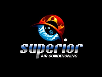 Superior Air Conditioning  logo design by deva