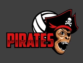 Pirates logo design by AamirKhan