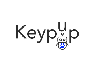 Keypup logo design by BlessedArt
