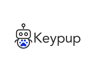 Keypup logo design by BlessedArt