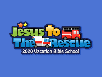 Jesus To The Rescue - 2020 Vacation Bible School logo design by Gopil