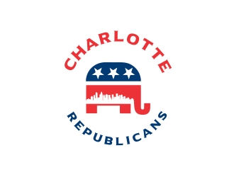 Charlotte Republicans logo design by cikiyunn