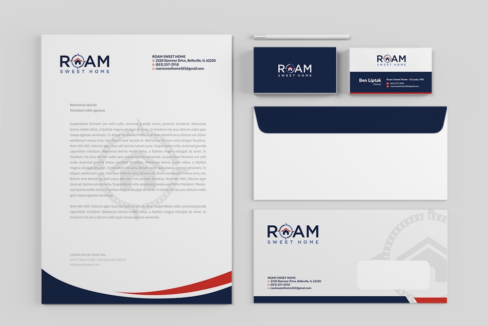 Roam Sweet Home logo design by Ulid