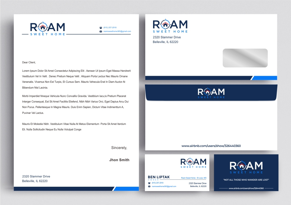 Roam Sweet Home logo design by zizze23