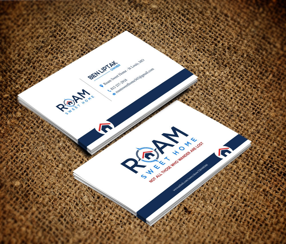 Roam Sweet Home logo design by grea8design