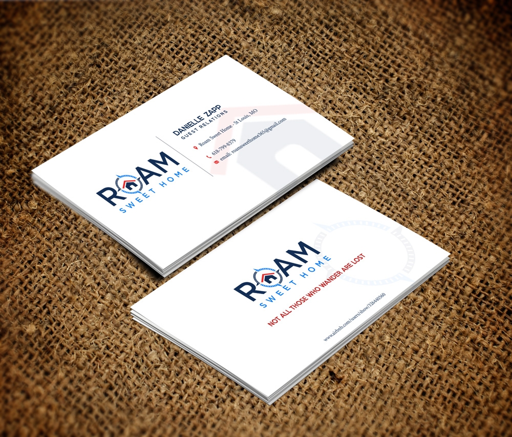 Roam Sweet Home logo design by grea8design