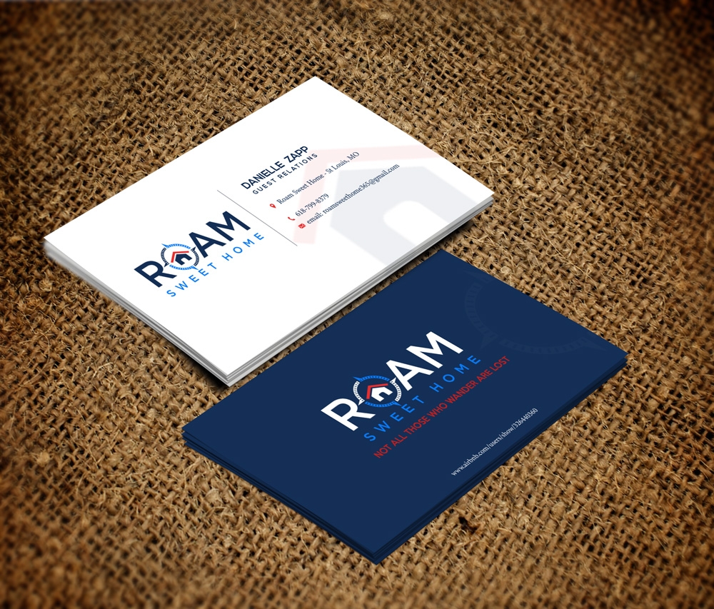 Roam Sweet Home logo design by grea8design