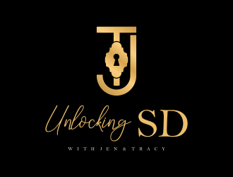 Unlocking SD with Jen & Tracy logo design by Mahrein
