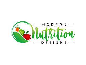 Modern Nutrition Designs logo design by zonpipo1