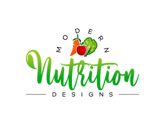 Modern Nutrition Designs logo design by zonpipo1