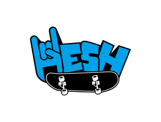 Hesh Skating logo design by FirmanGibran