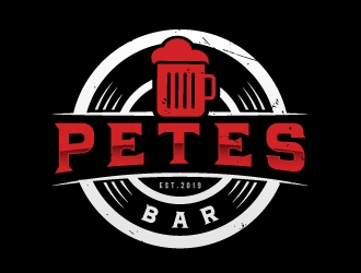 Petes Bar logo design by akilis13