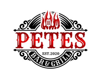 Petes Bar logo design by aura
