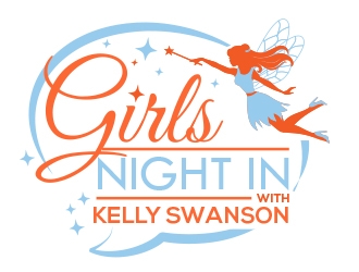 Girls Night In with Kelly Swanson logo design by avatar