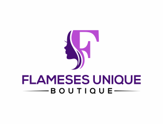 Flameses Unique boutique logo design by menanagan