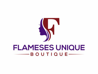 Flameses Unique boutique logo design by menanagan