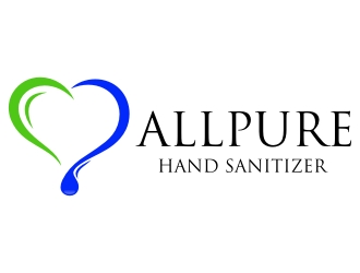 ALLPURE HAND SANITIZER logo design by jetzu