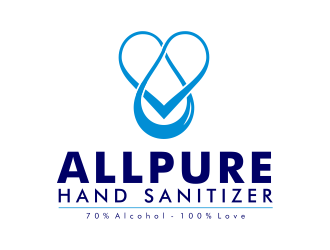 ALLPURE HAND SANITIZER logo design by MariusCC