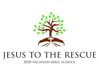 Jesus To The Rescue - 2020 Vacation Bible School logo design by jetzu