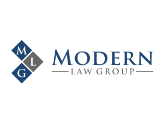 Modern Law Group logo design by puthreeone