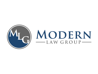 Modern Law Group logo design by puthreeone