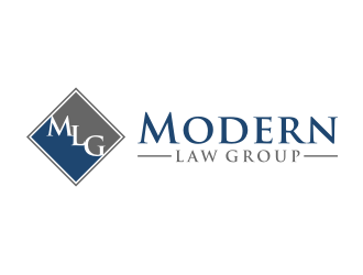Modern Law Group logo design by puthreeone