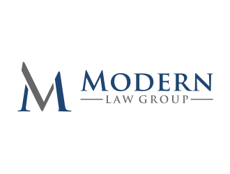 Modern Law Group logo design by puthreeone