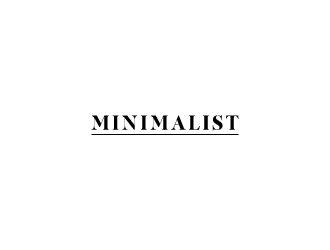 Minimalist logo design by jafar