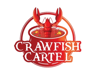 The Crawfish Cartel  logo design by emberdezign