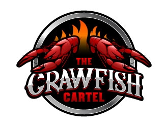 The Crawfish Cartel  logo design by daywalker